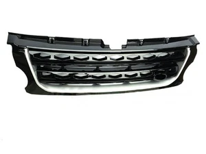 For Land Rover Discovery 4 LR4 2014-2016 Black Silver Front Grille Mesh Cover - Picture 1 of 7