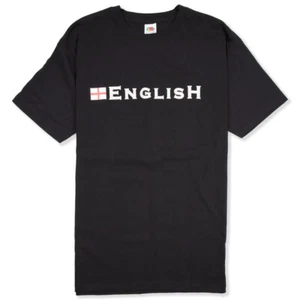 "English" England T-shirt- St George's Day, Cross of St George Flag, Patriotic - Picture 1 of 1
