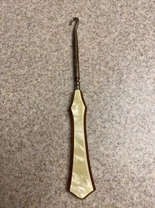 Vintage Celluloid Boot Button Hook Lace Shoelace - Picture 1 of 12