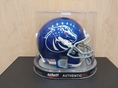 NEW! Schutt BOISE ST BRONCOS Blue Mini Helmet: New Dealer Old Stock  - Image 1 of 4