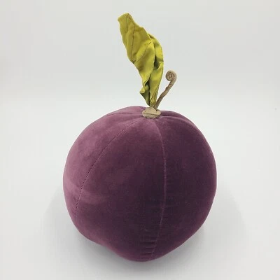 Almohada vintage Oi San Francisco ciruela fruta acento felpa decoración kitsch única rara Foto 1 de 4