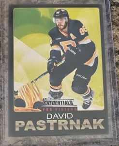 2023-24 Upper Deck Credentials Pro Visions David Pastrnak 3 of 10 SSP - Picture 1 of 2