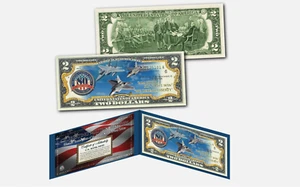 AIR FORCE 80th ANNIVERSARY Milestones of the U.S. Armed Forces Authentic $2 Bill - Picture 1 of 1