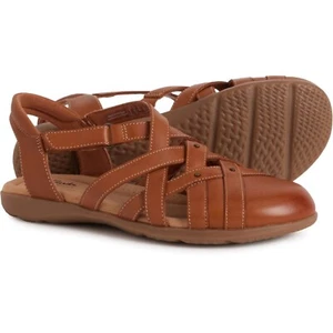 Clarks Women’s Elizabelle Sea Fisherman Sandal Leather Comfort Summer Shoe 7.5M - Picture 1 of 6