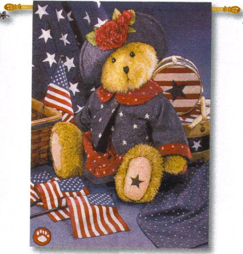 Boyd Americana Bear Fine Art Tapestry - Kids Medieval Wall Hanging Room Decor - Image 1 of 1