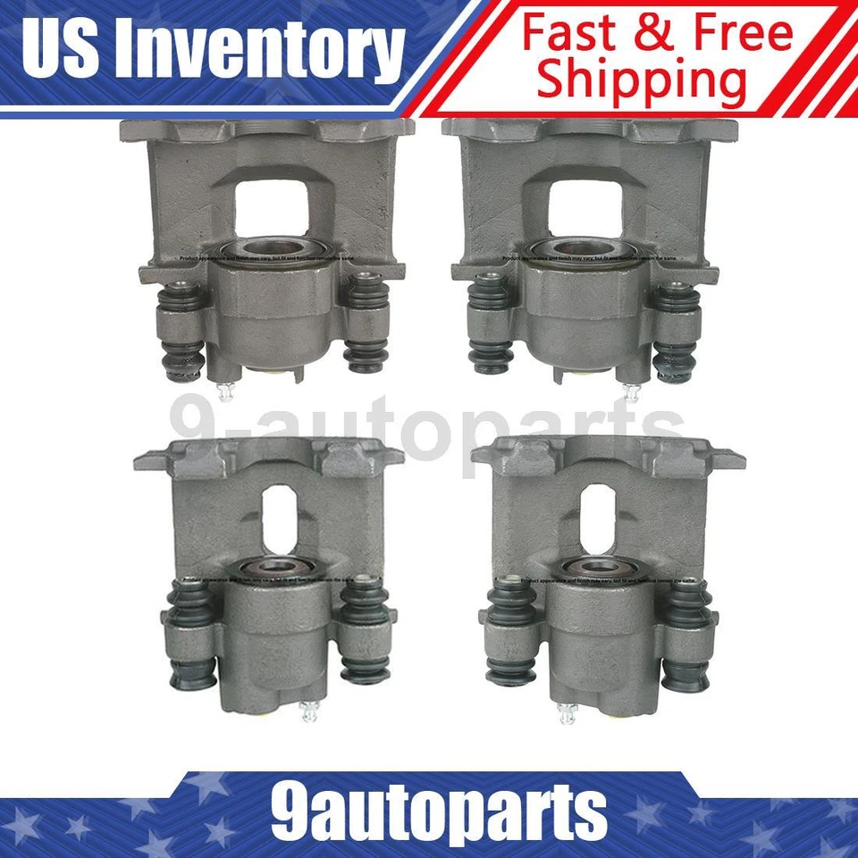 Brake Calipers Front & Rear Set of 4 For 1995-1999 Dodge Neon - Cardone Reman - Image 1 of 4