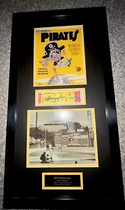 Bill Mazeroski signed 1960 Game 7 World Series ticket. - Picture 1 of 5