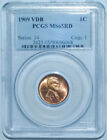 1909 VDB PCGS MS65RD Red Lincoln Wheat Cent