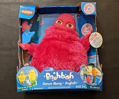 Boohbah Dance Along Jingboh Purple Playskool 12 Inch  Doll NEW in Box Cover