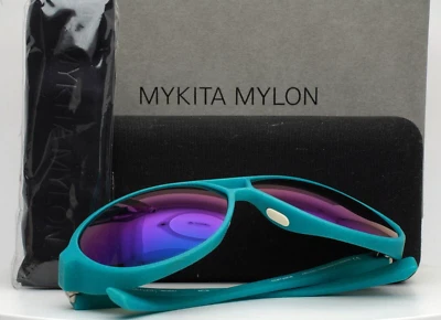 Gafas de sol MYKITA MYLON Mistral 311 verde laguna unisex espejo 62-10-135 B:520 Foto 1 de 4