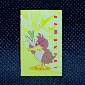 Farfetch'd Pokemon Zukan Sticker Seal Mini Vintage Japan Nintendo Very Rare F/S - Picture 1 of 6