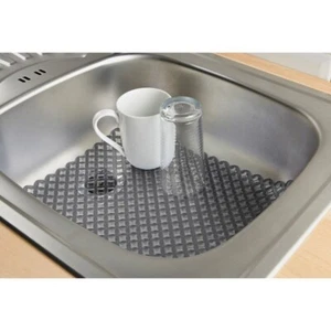 2x SINK SCRATCH PROTECTER MAT DISH DRANING DRYING SINK MAT SINK TIDY MAT 40Cm - Picture 1 of 1