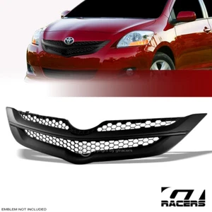 *Negro mate* para parrilla de parrilla delantera de malla de panal Yaris 2007-2009 sedán y panal - Imagen 1 de 7