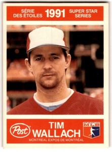 1991 Post Canada Super Star Series Tim Wallach #2 Montreal Expos