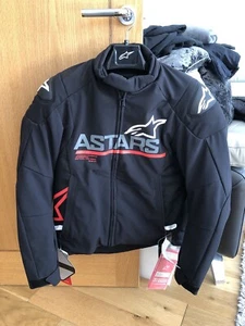 Alpinestars SMX Waterproof Textile Motorcycle Jacket Black/Grey/Red | MEDIUM | - Picture 1 of 5
