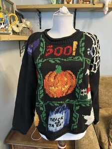 De colección Tiara International M Mujer Jersey Temático Halloween Suéter - Imagen 1 de 4