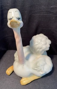 Keramik Straußen Vogel handbemalt Vintage Figur 5" groß Japan 1981 George Good - Bild 1 von 13