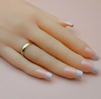 Artcarved Milgrain Bead 14k Kt Yellow Gold Ring Wedding Band 4.7mm Size 6 Ladies - Image 1 of 4