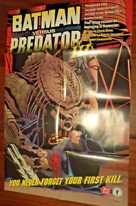 Batman versus Predator III Promo Poster DC/Dark Horse 34"x22" 1997 Crossover - Bild 1 von 2