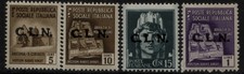 C.L.N. - 4 Francobolli nuovi - MH