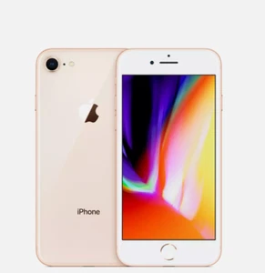 Apple iPhone 8 Plus 64GB Gold (locked Cricket) Smartphone - New in Box - Afbeelding 1 van 4