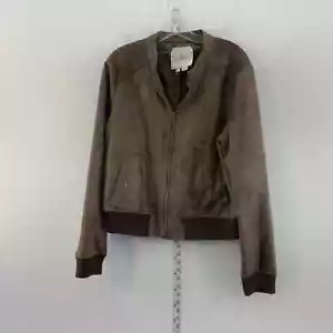Hei Hei Women's Green Bomber Jacket Polyester Size L Preowned - Picture 1 of 5