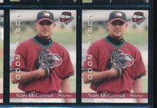 Lot (2) 2000 Grandstand #46 Sam McConnell Altoona Curve Player Lot (GF85) SWSW6