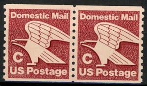 C-Rate Coil Pair Well Centered MNH Scott's 1947 from 1981 - Picture 1 of 2