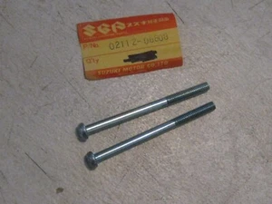 SUZUKI CRANKCASE COVER SCREWS 6 X 80 02112-06808 (2) NOS! - Picture 1 of 1