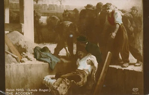 PC67741 El accidente. Salón 1910. Schwerdtfeger - Imagen 1 de 2