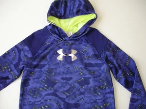 Girl YLG / 14 - Under Armour Storm Hoodie - Purple colors with Neon & Silver - Picture 1 of 5
