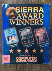 SIERRA AWARD WINNERS 3 Game Set: King’s Quest V Rise of the Dragon Red Baron MAC - Picture 1 of 12