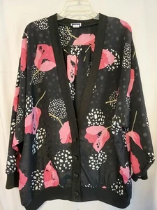 Schöne Vintage e•g•o Jacke Windschutz 4 Tasten Verschluss Übergröße 2X EUC - Bild 1 von 6