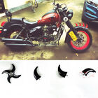 Motorcycle Black Front Fender Horns Decoration For Harley Honda Touring Kawasaki