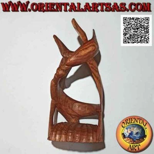 Flaschenhalter Skulptur eines Delfinpaares mit Spirale im Wickelspiel i - Bild 1 von 5