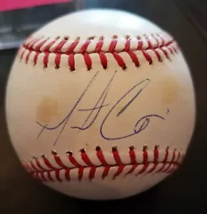 San Fran Giants P Matt Cain signed Baseball - Dual authentic JSA & MLB Stickers - Picture 1 of 5