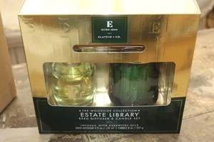 Elton John Estate Library 8oz candle and Reed Diffuser Set by Slatkin + Co - Picture 1 of 9