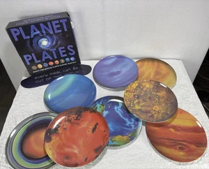 8er Set Planetenteller 10" Melamin Sonnensystem - Arbeitslose Philosophengilde - Bild 1 von 15