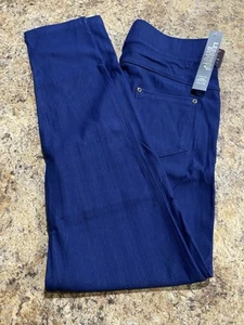 Size 1X/2X jeggings by Leggings Depot. Denim Blue-great Color With Back Pockets - Picture 1 of 7