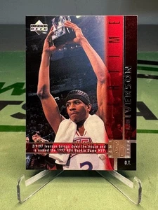1997 Upper Deck Starting Lineup Allen Iverson #SL9 - Philadelphia 76ers - Picture 1 of 2
