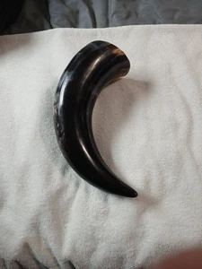 Cuerno africano natural vikingo medieval hecho a mano - Imagen 1 de 8
