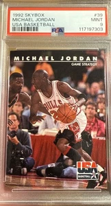 1992 Skybox Michael Jordan USA Basketball #39 PSA 9 Mint HOF Chicago Bulls - Picture 1 of 3