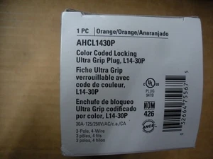 L14-30 30A 125/250 Eaton Arrow-Hart AHCL1430P Schnurkappe Drehverschluss 46 vorhanden - Bild 1 von 5