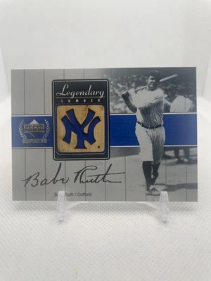 2000 UPPER DECK YANKEES LEGENDARY LUMBER BABE RUTH BAT CARD ~~CASE HIT~~SSP!!! - Image 1 of 4