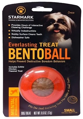 Starmark Everlasting Treat Bento Ball Tough Dog Stimulated Toy - Small(under 15 - Image 1 of 4