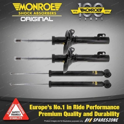 Front + Rear Monroe Original Shock Absorbers for Audi TT 8N3 Coupe 1998-2006 - image 1 of 3