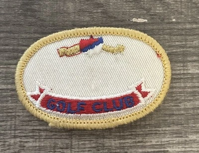 Parche vintage de golf y club de campo nombre en blanco PGA LPGA USGA campo golfista Foto 1 de 2