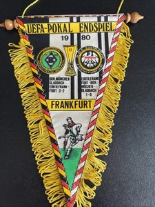 ★★★ Wimpel, Fußball MönchenGladbach/FRANKFORT Finale, UEFA-Pokal 1980 » - Bild 1 von 2