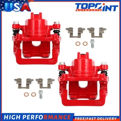 Conjunto de 2 pinças de freio traseiras para Honda Pilot 2003-2008 com suporte - Imagem 1 de 4