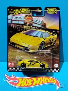 2025 HOT WHEELS PREMIUM BOULEVARD NEW MODEL #132 95 LAMBORGHINI DIABLO SV YELLOW - Picture 1 of 7